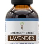 Extrato Líquido de Lavanda Sem Álcool Secrets of the Tribe - 120ml de Qualidade Superior - 7