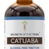 Extrato Líquido de Catuaba Sem Álcool Secrets of the Tribe - 4 FL OZ de Casca Selvagem para Energia e Vitalidade