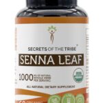 Folha de Senna Orgânica USDA Secrets of the Tribe - 120 Cápsulas Vegetarianas para Saúde Digestiva - 7