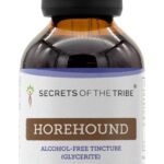 Extrato Líquido de Horehound Sem Álcool Secrets of the Tribe - 120ml de Erva Secas e Natural - 7