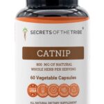 Catnip Secrets of the Tribe 800mg - Cápsulas de Erva Seca para Relaxamento e Bem-Estar do Seu Gato - 6