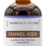 Tintura de Sementes de Funcho Sem Álcool Secrets of the Tribe - Suporte Digestivo Natural e Orgânico (120 ml)