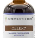 Tintura de Salsão Sem Álcool Secrets of the Tribe - Extrato Natural de Salsão (Apium graveolens) 120ml