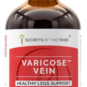 Tinture Herbal Secrets of the Tribe - Extrato Natural para Suporte à Saúde das Pernas com Gengibre e Castanha da Índia 120ml