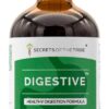 Secrets of the Tribe - Fórmula Digestiva Saudável em Extrato Líquido Sem Álcool - 118ml