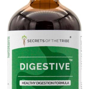 Secrets of the Tribe - Fórmula Digestiva Saudável em Extrato Líquido Sem Álcool - 118ml