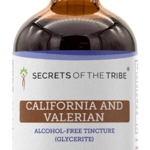 Extrato de Papoila da Califórnia e Valeriana Sem Álcool 118ml - Secrets of the Tribe