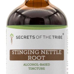 Tinture de Raiz de Urtiga Dourada Secrets of the Tribe - 120ml | Suporte à Saúde Urinária e Bem-Estar Diário