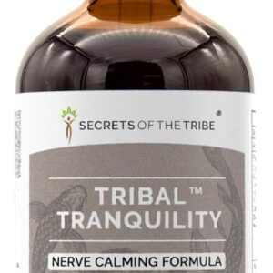 Secrets of the Tribe - Tranquilidade Tribal, Fórmula Calmante Natural em Extrato Líquido Sem Álcool 120ml