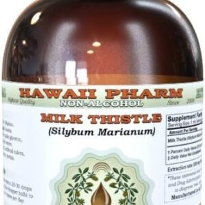 Extrato Líquido de Cardo Marinho Hawaii Pharm - 120ml, Alta Potência e Sem Álcool para Saúde Hepática