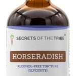 Tintura de Raiz de Rábano Picante Sem Álcool Secrets of the Tribe - Extrato Natural de 120ml