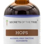 Tinture de Lúpulo Sem Álcool Secrets of the Tribe - Extrato Natural para Relaxamento e Conforto