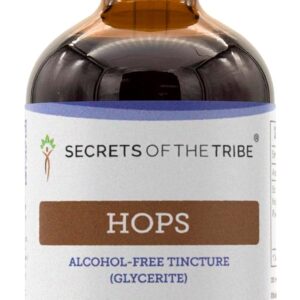 Tinture de Lúpulo Sem Álcool Secrets of the Tribe - Extrato Natural para Relaxamento e Conforto