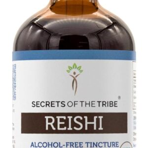 Extrato Líquido de Cogumelo Reishi USDA Orgânico - Tinture Sem Álcool com 118ml