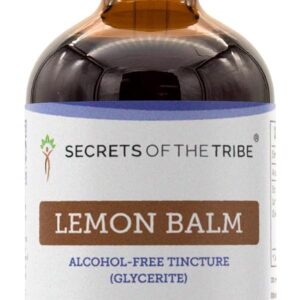 Tinture de Melissa Officinalis Sem Álcool - Extrato Líquido de Erva-Cidreira 120ml Secrets of the Tribe