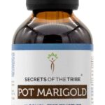 Tintura de Calêndula Sem Álcool Secrets of the Tribe - Suporte Digestivo e Natural 652 mg - 6