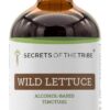 Tintura de Alface Selvagem Secrets of the Tribe - Extrato Natural e Potente para Bem-Estar