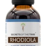 Tintura de Rhodiola Alcohol-Free Secrets of the Tribe 655 mg - Suporte Energético Natural