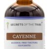 Tintura de Pimenta Caiena Sem Álcool Secrets of the Tribe - Extração Potente e Efeitos Revigorantes
