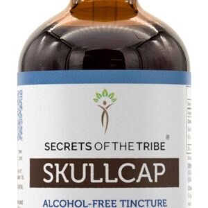 Tintura de Skullcap Sem Álcool Secrets of the Tribe 120ml - Efeito Calmante Natural