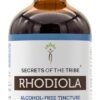 Tintura de Rhodiola Alcohol-Free Secrets of the Tribe - Suporte Energético Natural 655 mg
