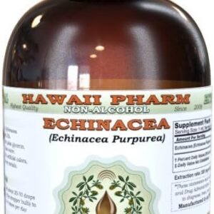 Extrato Líquido de Echinacea Hawaii Pharm - Suplemento Herbal Natural Sem Álcool para Imunidade