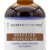 Extrato de Pimenta Rosa Sem Álcool Secrets of the Tribe - 4 FL OZ de Frutos Secos para Saúde Natural