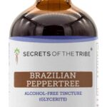 Extrato de Pimenta Rosa Sem Álcool Secrets of the Tribe - 4 FL OZ de Frutos Secos para Saúde Natural