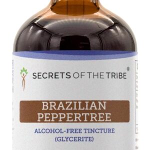 Extrato de Pimenta Rosa Sem Álcool Secrets of the Tribe - 4 FL OZ de Frutos Secos para Saúde Natural
