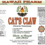 Extrato Líquido de Uncaria Tomentosa Hawaii Pharm - Cat's Claw 60ml sem Álcool, Suporte Natural à Imunidade - 2