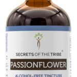 Extrato de Flor de Maracujá Sem Álcool Secrets of the Tribe - 120ml de Ervas Naturais para Relaxamento e Bem-Estar