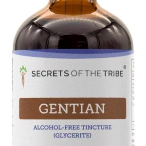 Extrato de Gentiana Orgânica Secrets of the Tribe - Alta Potência e Sem Álcool (120ml)