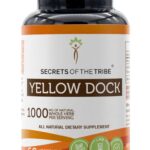 Yellow Dock 1000mg Secrets of the Tribe - Suporte Natural para Saúde Digestiva e Desintoxicação - 5