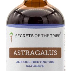 Tintura de Astrágalo Sem Álcool Secrets of the Tribe - Extração Natural para Maior Imunidade e Vitalidade
