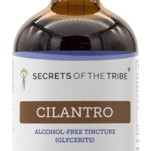 Extrato Líquido de Coentro Sem Álcool Secrets of the Tribe - Suplemento Natural para Bem-Estar Digestivo
