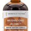 Mistura de Cogumelos Secrets of the Tribe - Fórmula Imunológica Sem Álcool com Chaga, Shiitake e Reishi 118ml