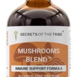 Mistura de Cogumelos Secrets of the Tribe - Fórmula Imunológica Sem Álcool com Chaga, Shiitake e Reishi 118ml