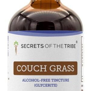 Extrato de Grama de Couch Sem Álcool Secrets of the Tribe - 120ml de Raiz Secas para Saúde Natural