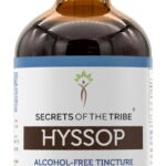 Extrato Líquido de Hyssop Sem Álcool Secrets of the Tribe - Qualidade Pristine e Natural (118ml)