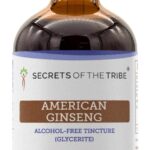 Tintura de Ginseng Americano Sem Álcool Secrets of the Tribe - Fortalecimento Natural e Bem-Estar