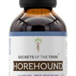 Tinture de Horehound Orgânica Secrets of the Tribe - Extrato Natural e Sem Álcool com Alta Potência 4 oz - 7