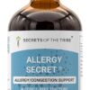 Extrato Natural Sem Álcool Secrets of the Tribe - Suporte para Alergias e Congestão Respiratória