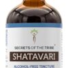 Extrato Líquido de Shatavari Sem Álcool Secrets of the Tribe - Potente Suporte Natural à Saúde Feminina