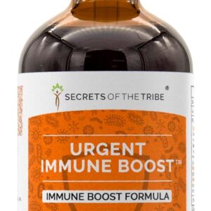 Extrato Imunológico Urgente Sem Álcool - 4 oz com Ervas Poderosas para Fortalecimento do Sistema Imunológico