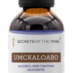 Extrato de Umckaloabo Sem Álcool Secrets of the Tribe - 118ml de Raiz Natural para Saúde Respiratória - 7
