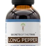 Extrato Líquido de Pimenta Longa Sem Álcool Secrets of the Tribe - Tinture Natural de Pimenta Piper Longum 120ml - 6