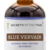 Extrato de Blue Vervain Orgânico Secrets of the Tribe - Calmante Natural em Gotas Sem Álcool
