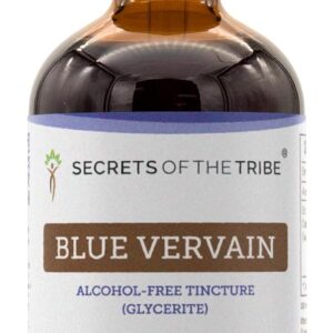 Extrato de Blue Vervain Orgânico Secrets of the Tribe - Calmante Natural em Gotas Sem Álcool