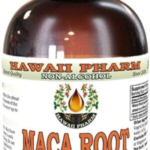 Extrato Líquido de Raiz de Maca Hawaii Pharm - Fórmula Profissional Sem Álcool para Suporte Fisiológico