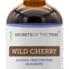 Extrato Líquido de Cereja Selvagem Sem Álcool Secrets of the Tribe - 120ml para Saúde Natural